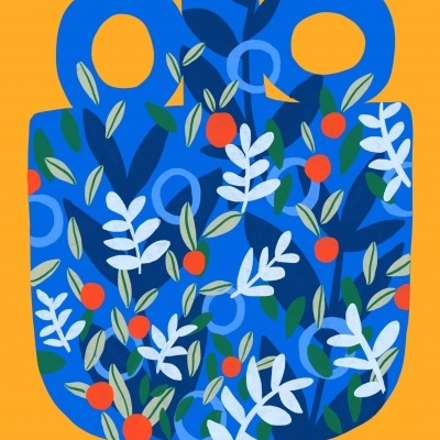 ILUSTRAÇÃO "OLIVE TREE POTTERY" TERESA REGO