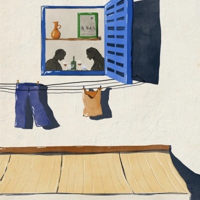 ILUSTRAÇÃO "THE WINDOW VIEW" EVA HALFERS