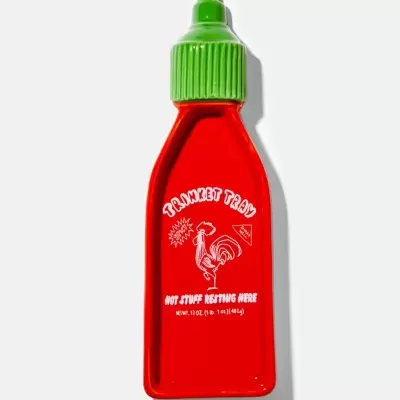 TRINKET TRAY SRIRACHA HOT STUFF DOIY