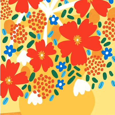 ILUSTRAÇÃO "ALONSOA ON MUSTARD JAR" TERESA REGO