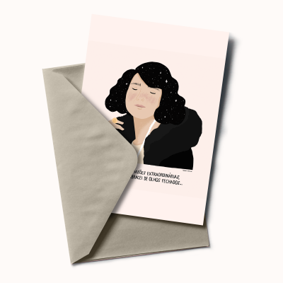 POSTAL "FLORBELA ESPANCA" ADRIANA FONTELAS