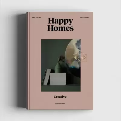 LIVRO "HAPPY HOMES - CREATIVE" COZY PUBLISHING