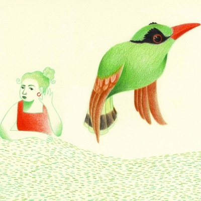 ILUSTRAÇÃO "BIRD" INÊS ANTUNES