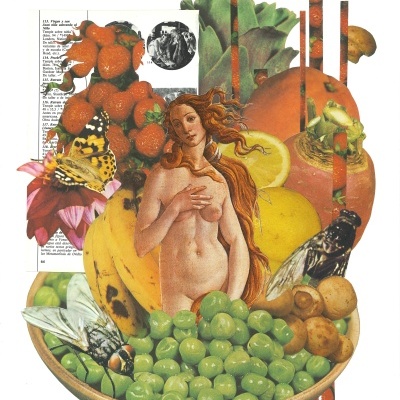 SÉRIE DE 4 ORIGINAIS "OS PASSEIOS DE BOTICELLI" JEFFERSON RIB