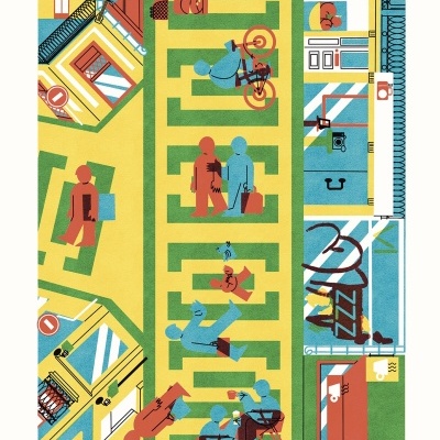 ILUSTRAÇÃO "RUA DE CEDOFEITA" A TERESA EM BANHO MARIA