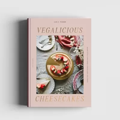 LIVRO "VEGALICIOUS CHEESECAKES" COZY PUBLISHING