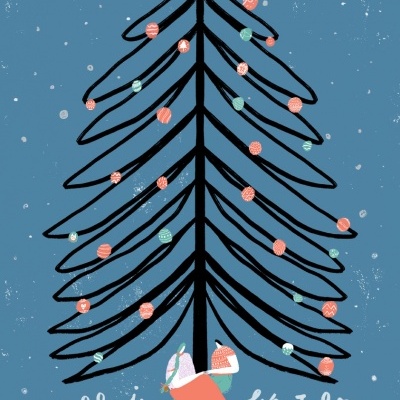 ILUSTRAÇÃO "Playlist Xmas Edition - (Calendário de Advento)" - "ALL I WANT FOR CHRISTMAS IS YOU" RUBEN RAMIRES