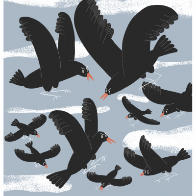 ILUSTRAÇÃO “CARTAZ I - THE BIRDS” MATILDE HORTA