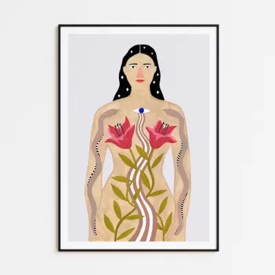 ILUSTRAÇÃO "MYSTICAL WOMAN" DEPEAPE