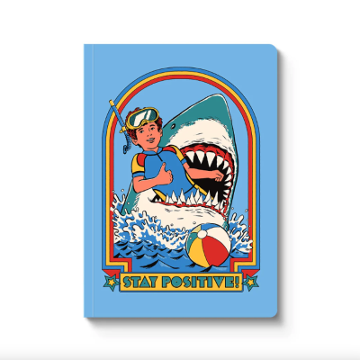 STAY POSITIVE A5 NOTEBOOK OHH DEER