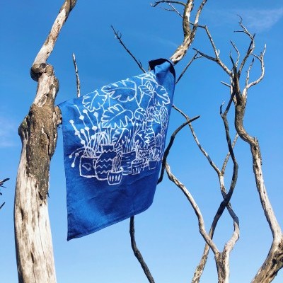 DECORAÇÃO TECIDO A2 "PLANTS" EVA HALFERS