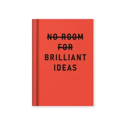 "BRILLIANT IDEAS" FABRIC HARDBACK NOTEBOOK (A7) - OHH DEER