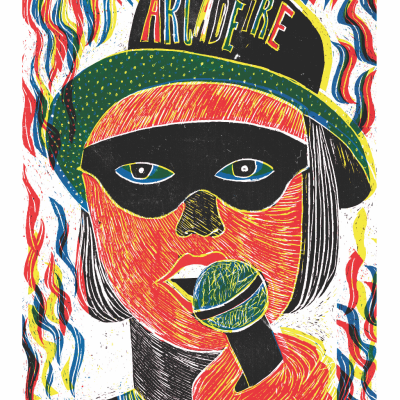 ILUSTRAÇÃO "ARCADE FIRE" CRISTINA MOREIRA