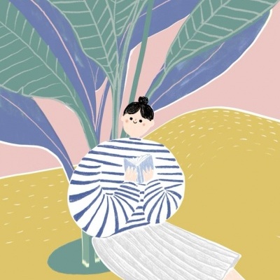 ILUSTRAÇÃO "LER UM LIVRO" GAMBUZINO (MARGARIDA ELOY)