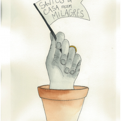 ILUSTRAÇÃO "SANTOS DA CASA FAZEM MILAGRES I" SOFIA VARGE