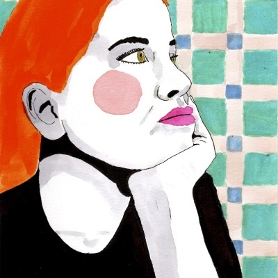 ILUSTRAÇÃO "AUTO-RETRATO II" JOANA NOBREGA