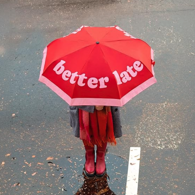 MINI GUARDA-CHUVA "BETTER LATE THAN UGLY" FISURA