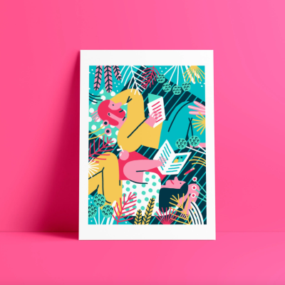 READING TIME A4 DIGITAL PRINT ANA SEIXAS