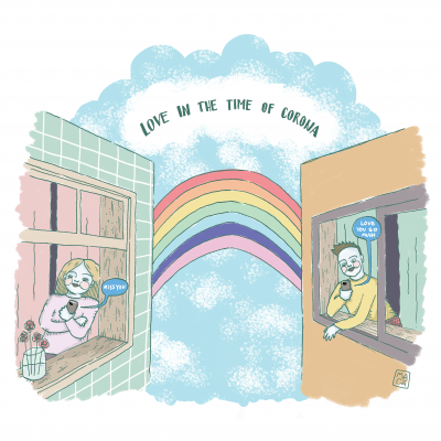 EXPOSIÇÃO "VAI FICAR TUDO BEM" - "LOVE IN THE TIME OF CORONA" DE CATARINA MAÇÃ