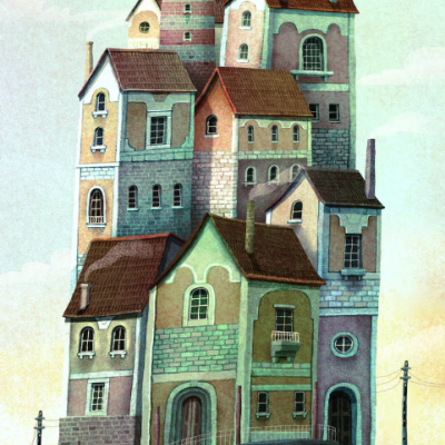 ILUSTRAÇÃO A4 "TILL THE SKY" FRANCISCO FONSECA