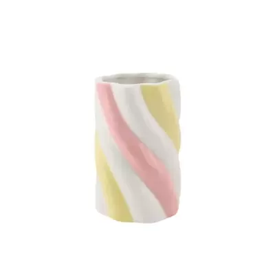FLOWER VASE- MARSHMALLOW SMALL -YELLOW/PINK/WHITE - HOUSE VITAMIN