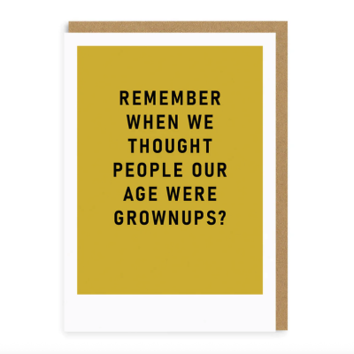 Postal "Remember Grown Ups" OHH DEER