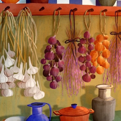 ILUSTRAÇÃO "KITCHEN ESSENTIALS" EVA HALFERS