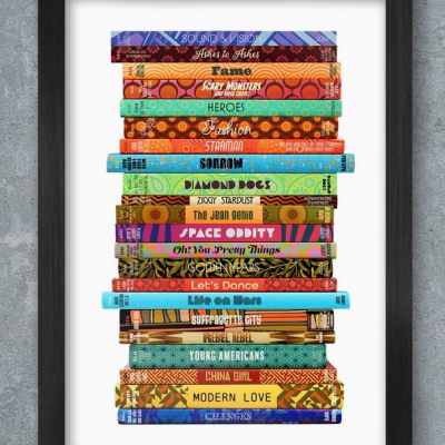 BOWIE BY THE BOOK - SONG POSTER A2 THE NORTHERN LINE