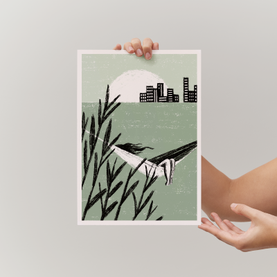 ILUSTRAÇÃO "A FUGA - REMAKE" JOANA MUNDANA