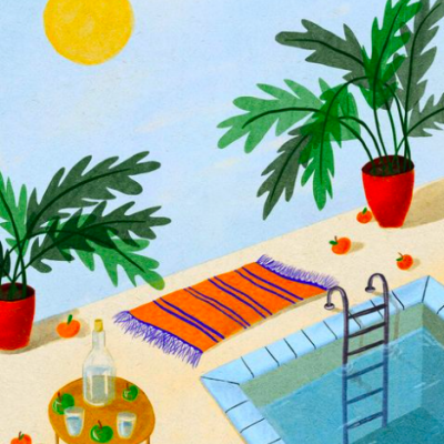 ILUSTRAÇÃO "ALWAYS SUMMER IN MY HEAD" EVA HALFERS