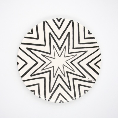 PRATO ILUSTRADO "ESTRELA" LACORTEI E PÓ DE BARRO