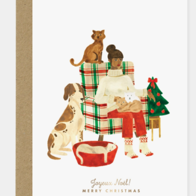 POSTAL GOLD XMAS FAMILY ALL THE WAYS TO SAY