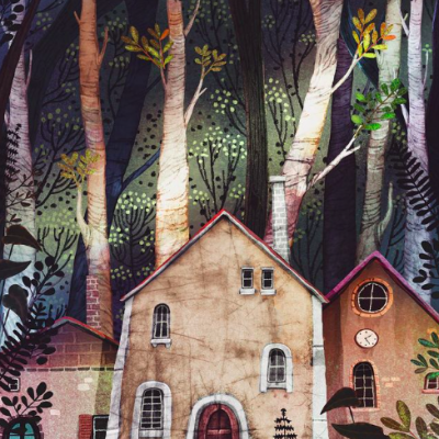 ILUSTRAÇÃO "SUNDAY WALK AT THE FOREST" FRANCISCO FONSECA