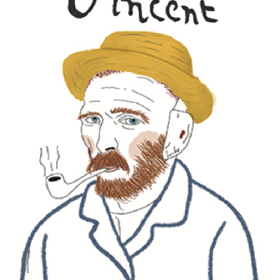 ILUSTRAÇÃO "VINCENT VAN GOGH" LEONOR FEIJÓ