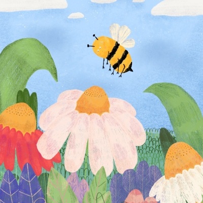 ILUSTRAÇÃO "SPRING FLOWERS" DIANA COSTA