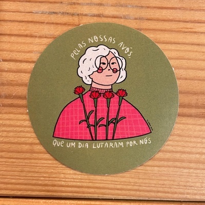 AUTOCOLANTE "A AVÓ CELESTE" CLÁUDIA PENA