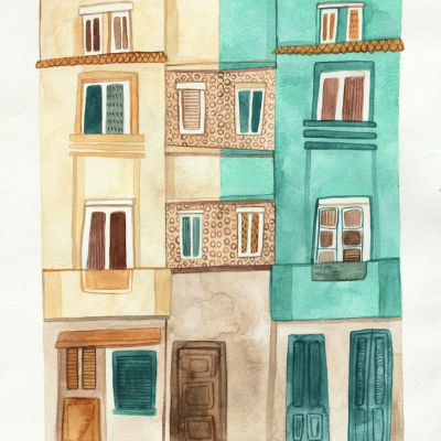 ORIGINAL "COLORFUL GEOMETRY" MIRJAM SIIM