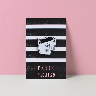 PABLO PICATSO CAT ARTIST PIN NIASKI