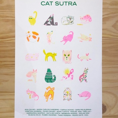 POSTER "CAT SUTRA" ÁGUAS FURTADAS