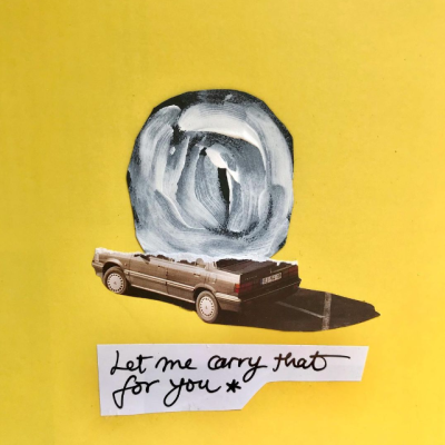 PRINT COLAGEM "LET ME CARRY THAT FOR YOU" FUFA LÍRICA