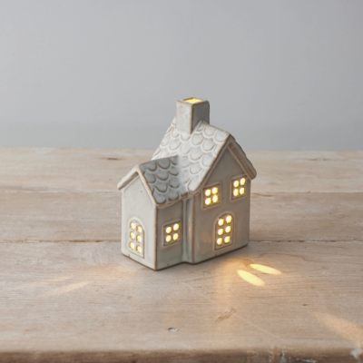 CASA DE CERAMICA COTTAGE LED 10CM GAINSBOROUGH GIFTWARE