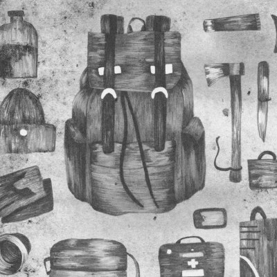 ILUSTRAÇÃO A5 "BACKPACK" CLAÚDIA SALGUEIRO