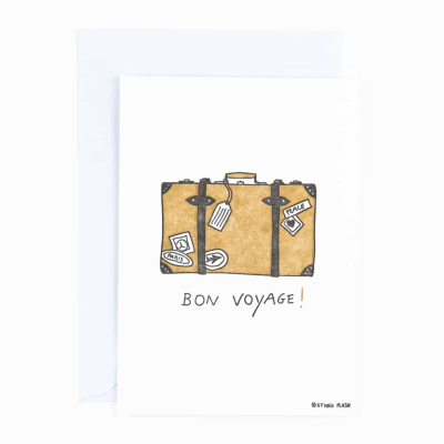 POSTAL "BON VOYAGE" STUDIO FLASH