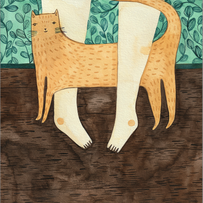 ILUSTRAÇÃO "GINGER CAT" MIRJAM SIIM