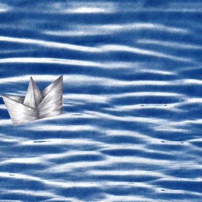 ILUSTRAÇÃO "MAR SEM FUNDO – DERIVA" CLÁUDIA SALGUEIRO