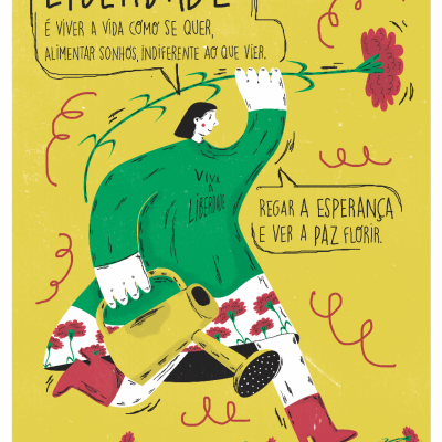 ILUSTRAÇÃO "VIVA A LIBERDADE" CRISTINA MOREIRA