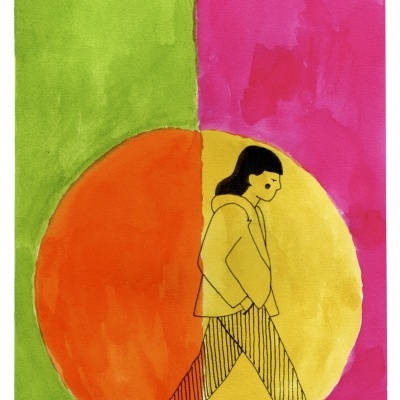 ILUSTRAÇÃO "DEAMBULANDO IV" JOANA NOBREGA