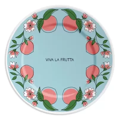 PRATO "VIVA LA FRUTA - PESSEGOS" ILARIA.I