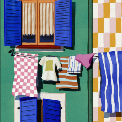 ILUSTRAÇÃO "DRYING FOR TOMORROW" EVA HALFERS