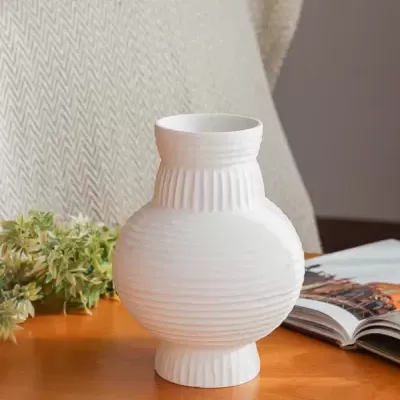 ATHENS BIG WHITE VASE